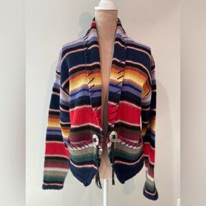 Beyond Blue Southwest style cardigan